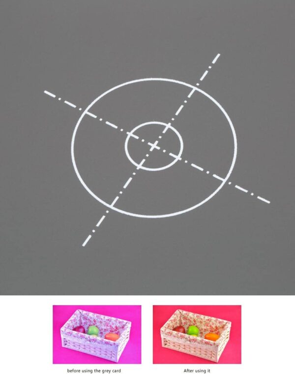 Lightdow (30 x 30 cm) White Balance 18% Gray Reference Reflector Grey Card - Image 2