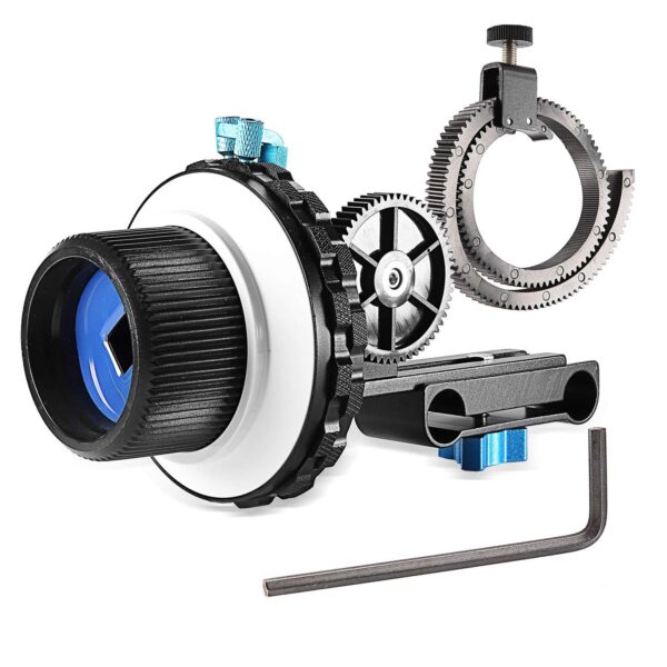 Neewer A-B Stop Follow Focus C2 with Gear Ring Belt