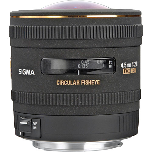 Sigma 4.5mm f/2.8 EX DC HSM Circular Fisheye Lens for Nikon F