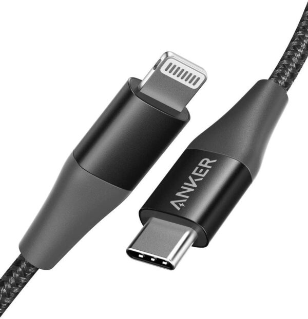 Anker A8652H11 PowerLine+ II USB-C Cable With Lightning 3ft - Black
