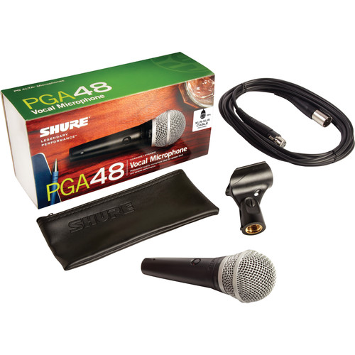 Shure PGA48 Dynamic Vocal Microphone (XLR Cable) - Image 2
