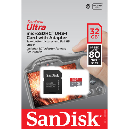 SanDisk 32GB Ultra UHS-I microSDHC Memory Card (Class 10) - Image 5