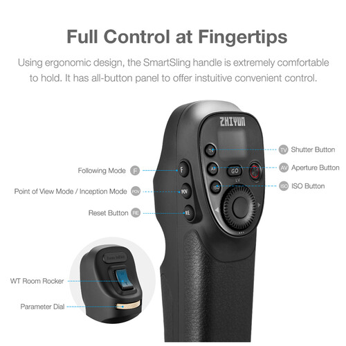 Zhiyun-Tech TransMount SmartSling Handle for CRANE 3S-3S-E - Image 8