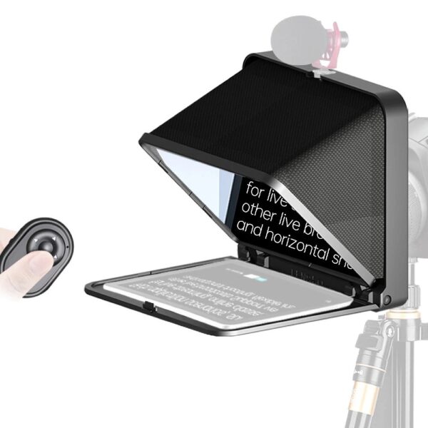 Lensgo TC7 Foldable Teleprompter with Remote Control