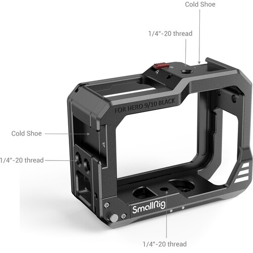 SmallRig Camera Cage for GoPro HERO10-HERO9-HERO11 - Image 2