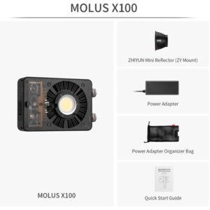 Zhiyun MOLUS X100 Bi-Color Pocket COB Monolight - Standard Kit