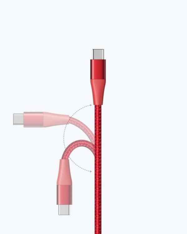 Anker A8022H91 PowerLine Select+ USB-C TO USB 2.0 Cable - Red - Image 4