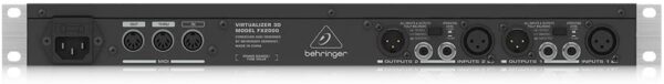 Behringer Virtualizer 3D FX2000 High-Performance 3D Multi-Engine Effects Processor-Silver & Black - Image 2