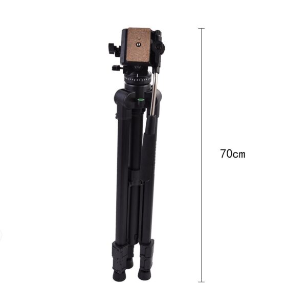 Kingjoy VT-1500 (166cm) Camera Video Tripod Aluminum Alloy with Fluid Drag Pan Tilt Head - Image 7