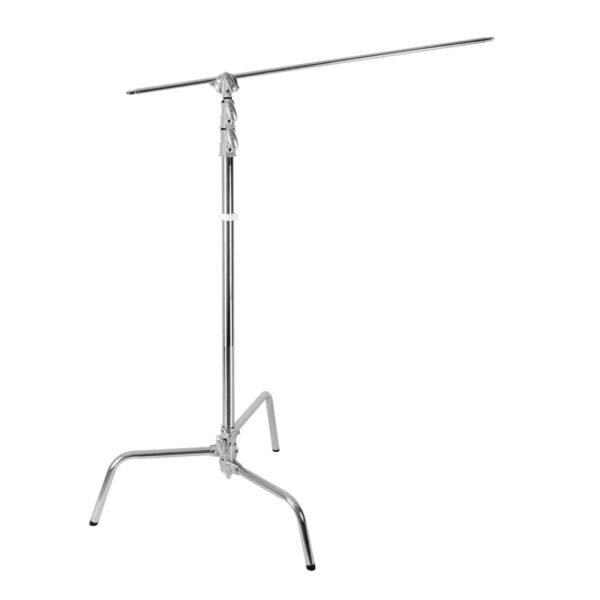 Godox C-Stand 270CS With Arm And Grip Head (2.3m- Silver)