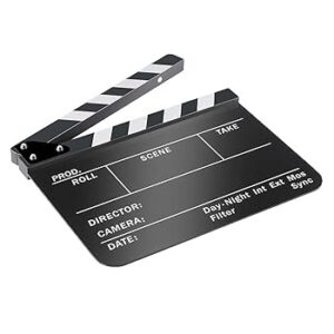 Generic Acrylic Clapboard Clacket Cinema Clapper