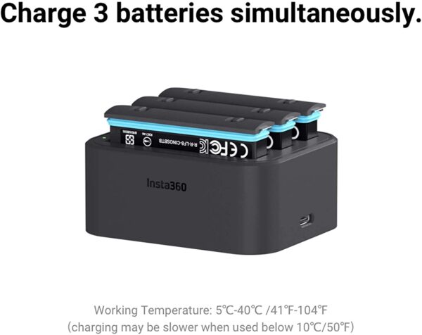 Insta360 ONE X2 Battery Fast Charge Hub Bundle - Image 2