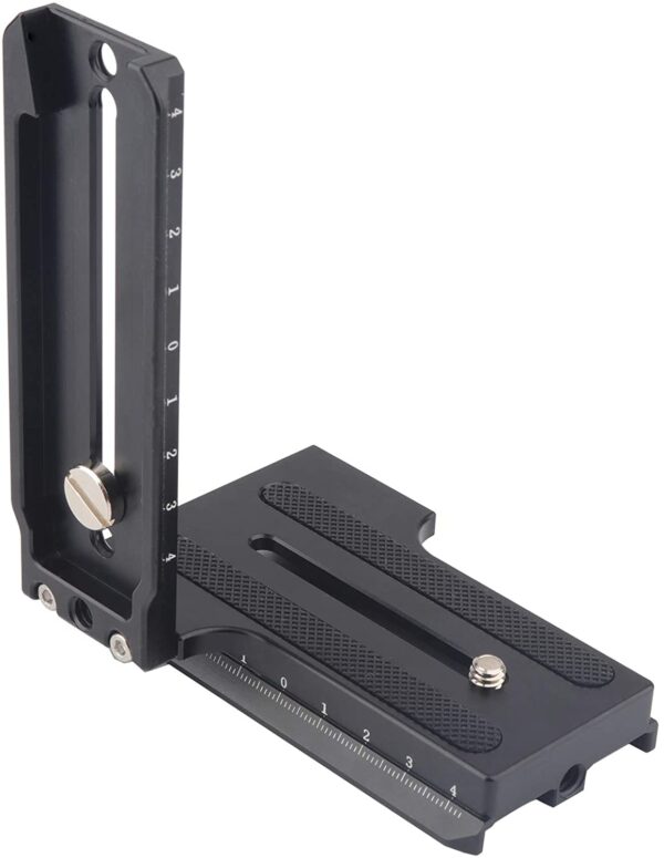 AFFVO L Bracket Vertical Plate Support Holder for Zhiyun Weebill-Weebill S-Crane 2-Crane 3-3S and Video Cameras- Left and Right Switchable - Image 6