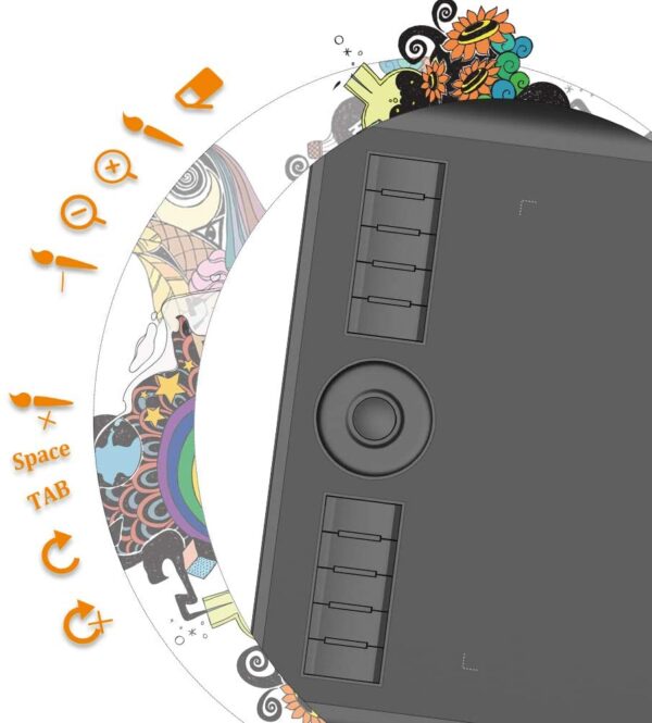 GAOMON M10K PRO 10 x 6.25 Inches Art Digital Graphic Tablet. - Image 3
