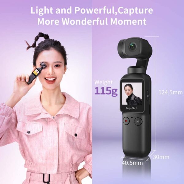 Official Feiyu Pocket Handheld Gimbal Stabilizer - Image 2