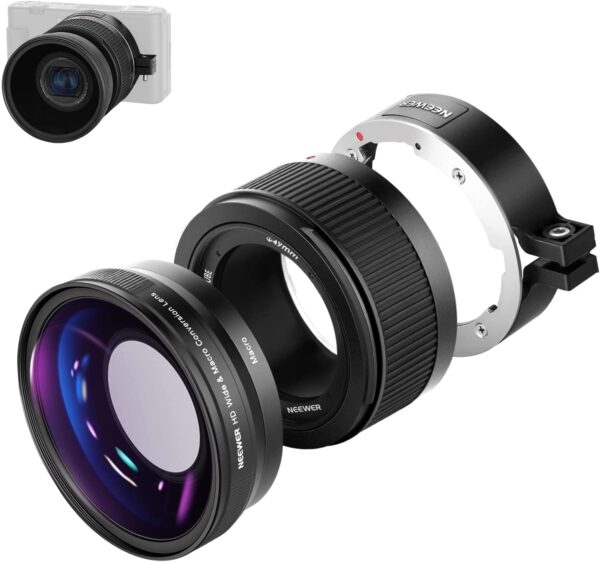 Neewer Wide Angle Lens Compatible with Sony ZV1 Camera