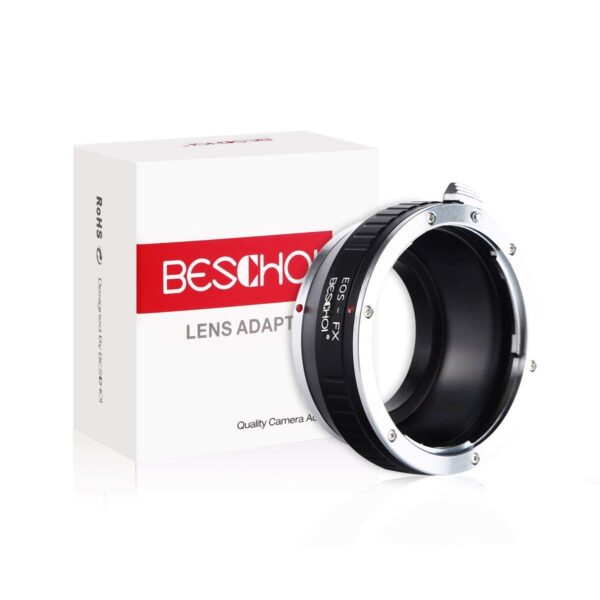 Lens Mount Adapter for Canon EOS EF EF-S Lens to Fujifilm FX Mount X-Series Mirrorless Camera