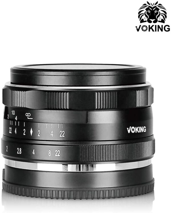 ⁦Voking 35mm F1.7 Manual Focus Lens for Micro MFT Panasonic and Olympus Digital Mirrorless Cameras⁩ - الصورة ⁦4⁩
