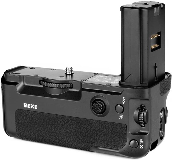 ⁦Meike MK A9 Professional Vertical Battery Grip for Sony A9 A7RIII A7III Camera⁩ - الصورة ⁦4⁩
