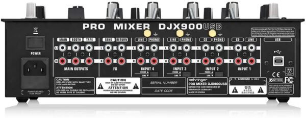 Behringer Pro Mixer DJX900USB Professional 5-Channel DJ Mixer-Black - Image 5