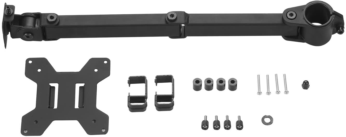WALI Single Fully Adjustable Arm for WALI Monitor Mounting System (001ARM)- Black - Image 3