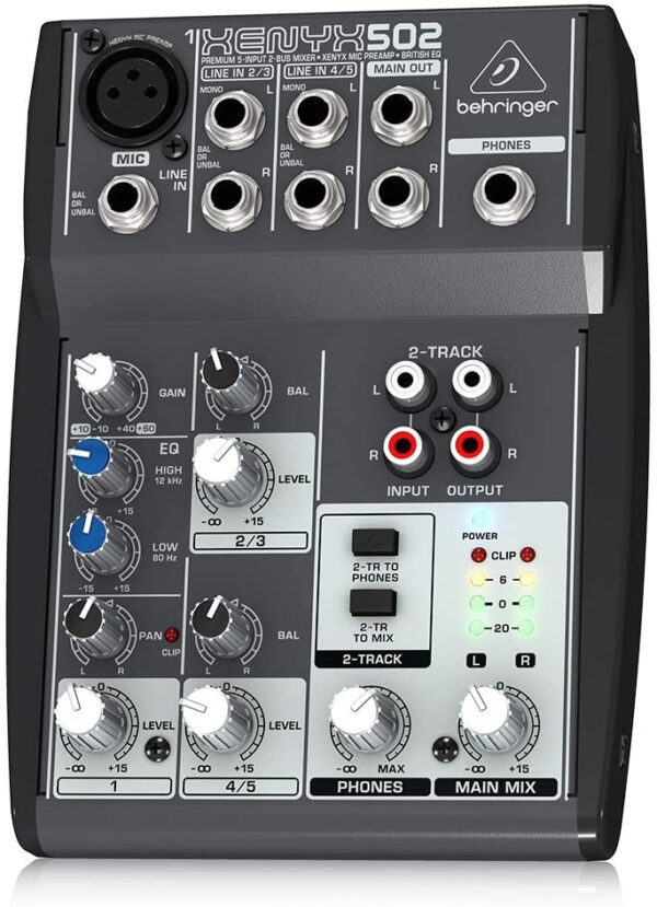 BEHRINGER- 5- 3-Pin XLR- 1-4inch TRS Phone (502) - Image 5