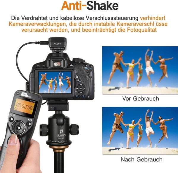 Pixel TW-283-N3 LCD Wireless Shutter Release Timer Remote Control for Canon - Image 3