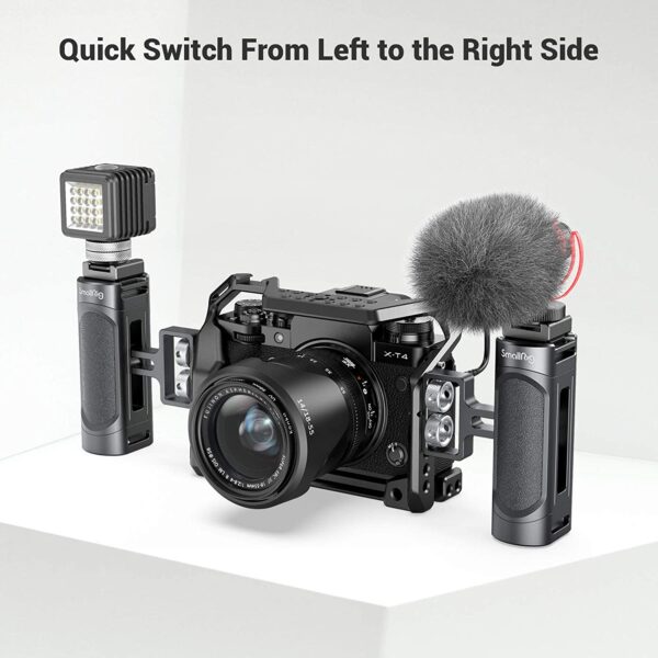 ⁦SmallRig Mini Side Handle with Dual 1-4inch-20 Screw Mount⁩ - الصورة ⁦3⁩