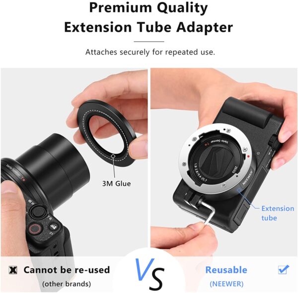 Neewer Wide Angle Lens Compatible with Sony ZV1 Camera - Image 7
