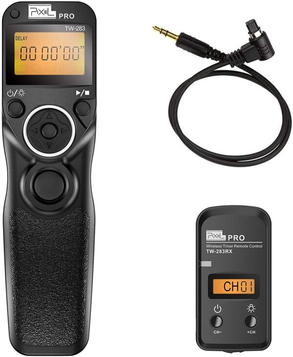 Pixel TW-283-N3 LCD Wireless Shutter Release Timer Remote Control for Canon