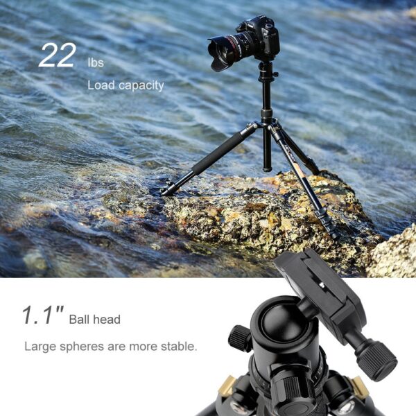 K&F TM2324 Concept 62inch DSLR Tripod - Image 6