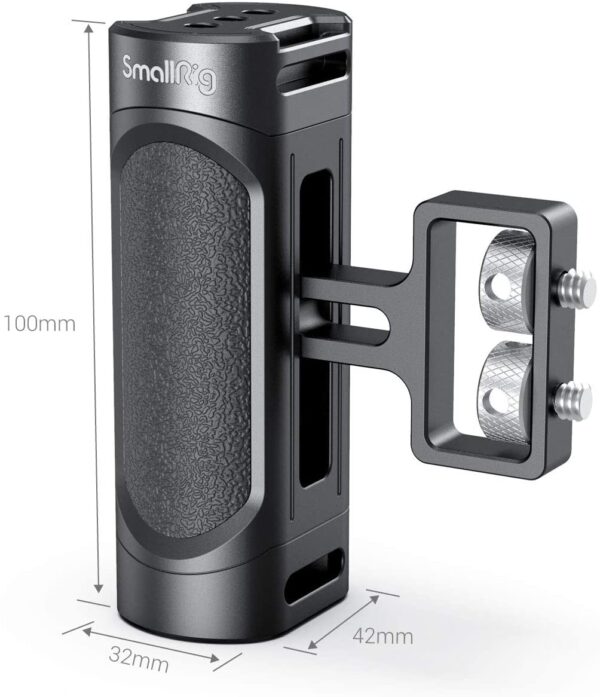 ⁦SmallRig Mini Side Handle with Dual 1-4inch-20 Screw Mount⁩ - الصورة ⁦8⁩