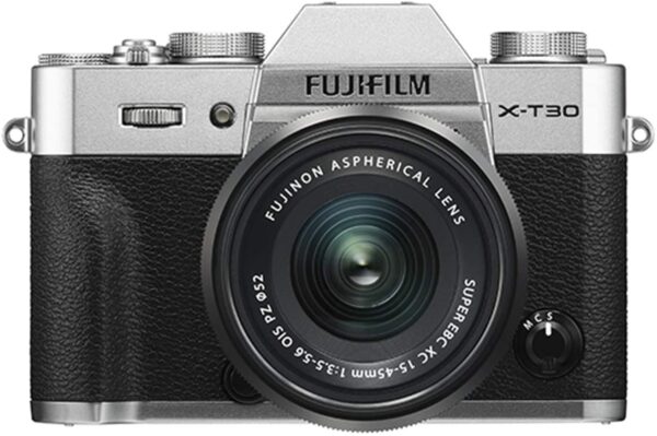 FUJIFILM X-T30 Mirrorless Digital Camera With 15-45mm KIT (Silver) - Image 2
