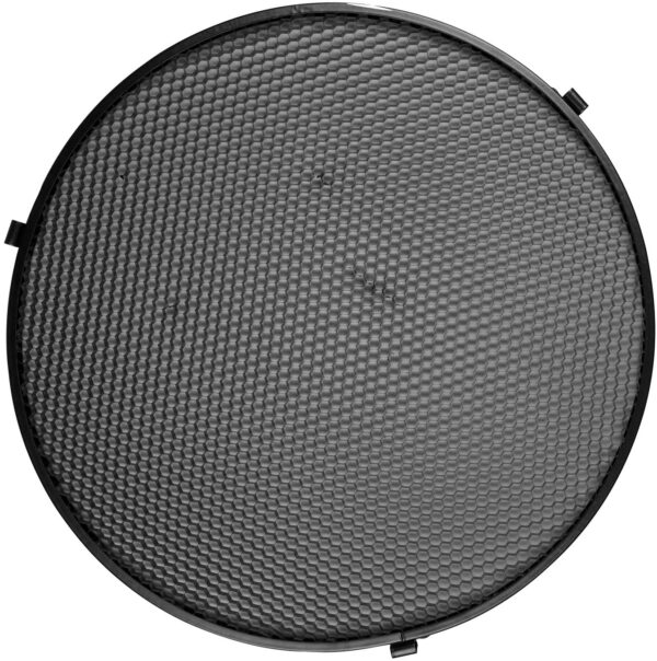 Generic Beauty Dish 16in-42cm Standard Reflector With Honeycomb Grid- White Diffuser Sock - Image 5