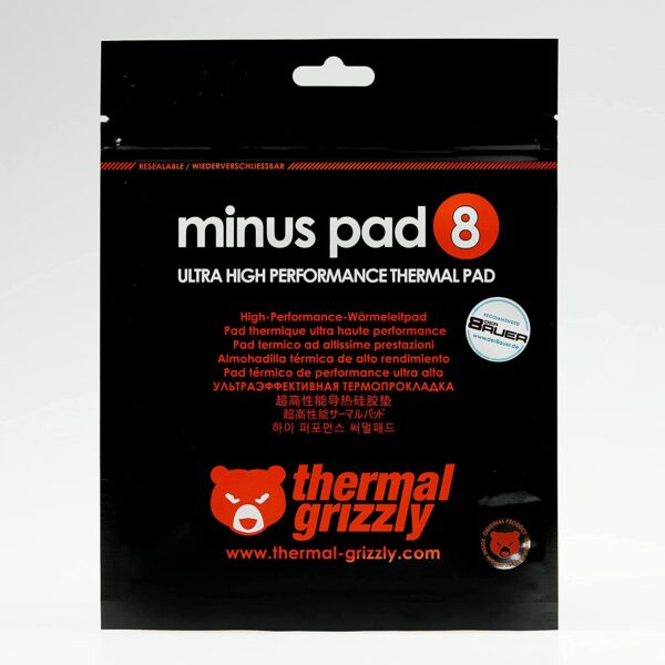 Thermal Grizzly Minus Pad 8 Thermal Pads – 100 X 100 X 2.0 MM