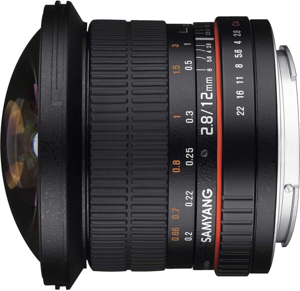 Samyang 12mm F2.8 Ultra Wide Fisheye Lens for Nikon DSLR Cameras - Full Frame Compatible - Image 3