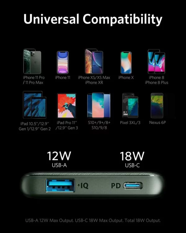 Anker A1231 PowerCore Slim Power Bank- 10000mAh- 1 Port- Black - Image 6