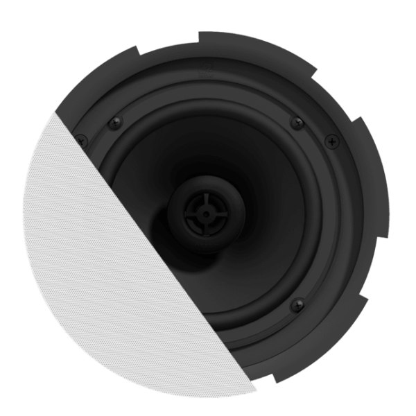 AUDAC 2-Way Ceiling Speaker With Twistfix Grill CIRA824-W White