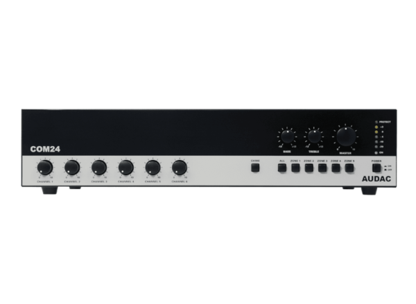 Audac COM24 PUBLIC ADDRESS AMPLIFIER 240W 100V
