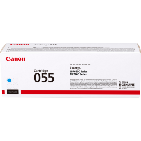 Canon 055 Toner Cartridge- Cyan - Image 2