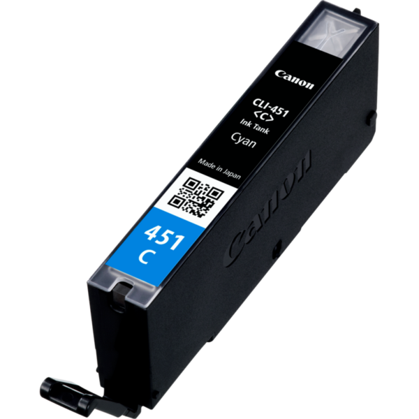 ⁦Canon CLI-451C Cyan Ink Cartridge⁩ - الصورة ⁦2⁩