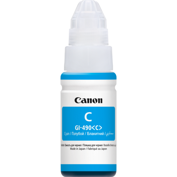 Canon GI-490 Cyan Ink Bottle