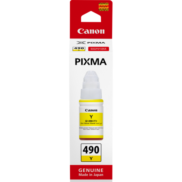 Canon GI-490 Yellow Ink Bottle - Image 3