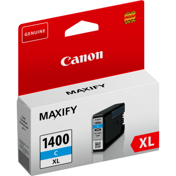 Canon PGI-1400XL High Yield Cyan Ink Cartridge - Image 2