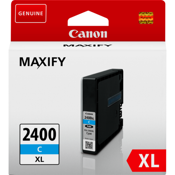 Canon PGI-2400XL High Yield Cyan Ink Cartridge - Image 3