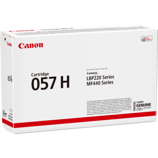 ⁦Canon i-SENSYS 057H Toner Cartridge- Black⁩ - الصورة ⁦2⁩