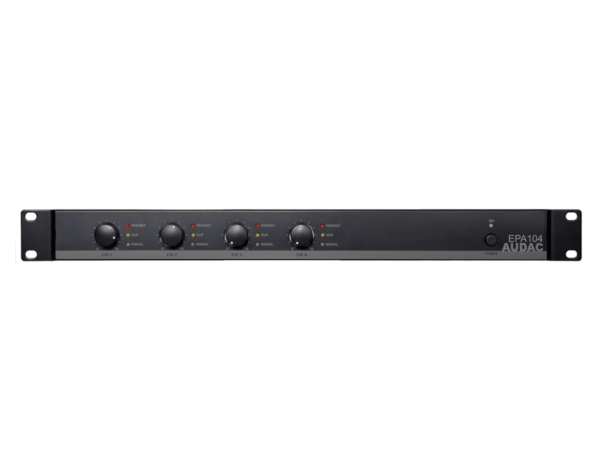 AUDAC EPA104 QUAD-CHANNEL CLASS-D AMPLIFIER 4 X 100W - CROSSOVER