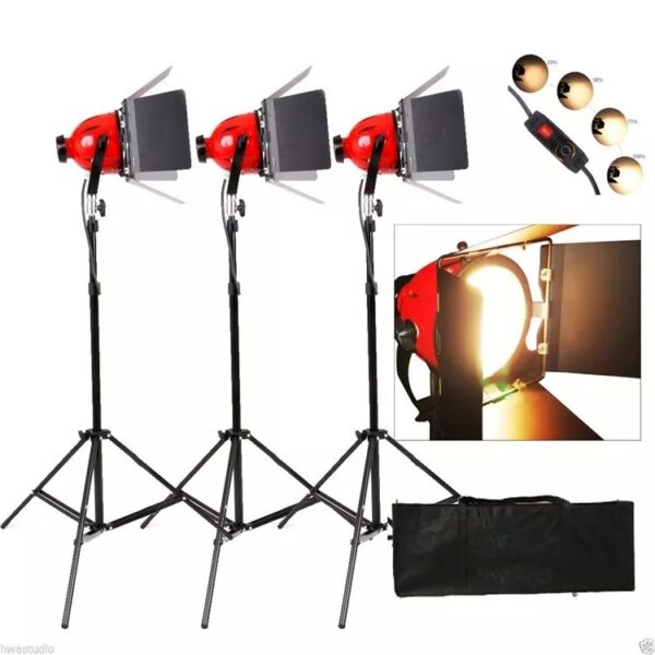 Red head Continous Studio flash light kit (SOMITA kit)