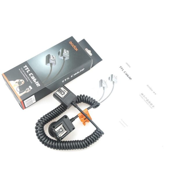 Godox TL-C 3M TTl Cable Camera Flash Speedlite For DSLR Camera - Image 7