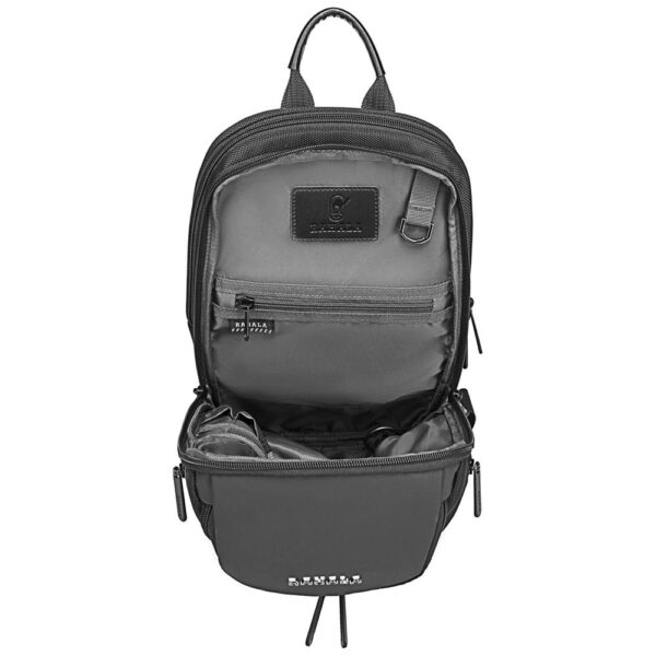 ⁦RAHALA 7086 Men Multifunction Waterproof Crossbody Shoulder Backpack- Black⁩ - الصورة ⁦10⁩
